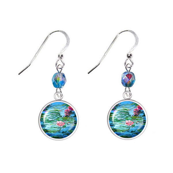 Matching Monet Water Lilies Earrings - Sold Separately 