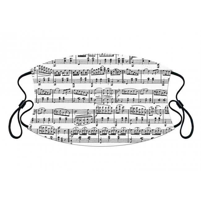 Music Lovers Music Theme Adjustable Facemask