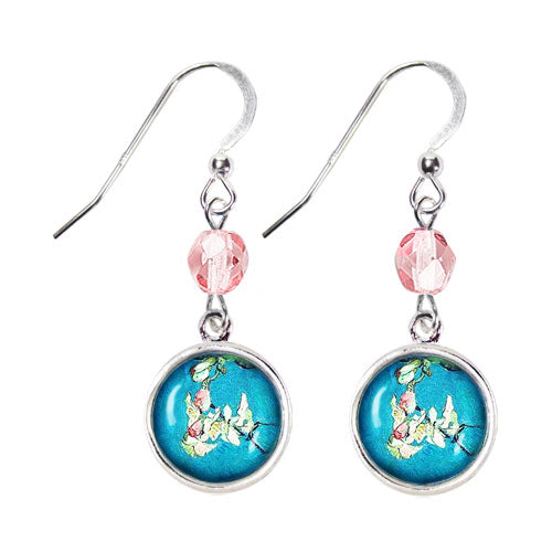 Blossoming Almond Tree Van Gogh Earrings