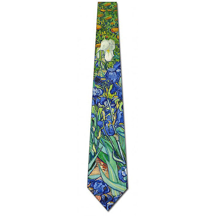 Van Gogh Irises Art Necktie