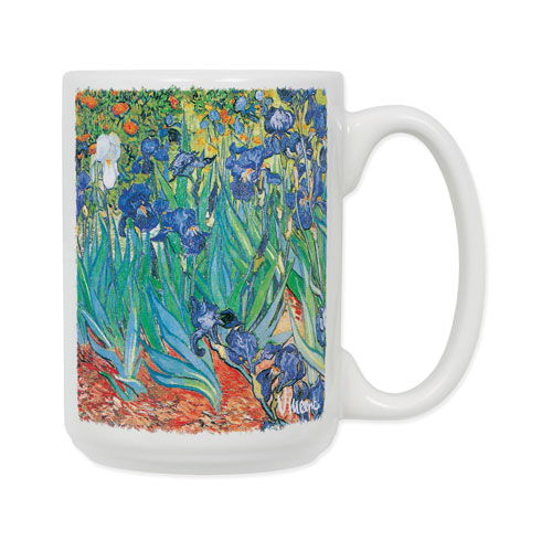 Van Gogh Irises Ceramic Coffee Mug