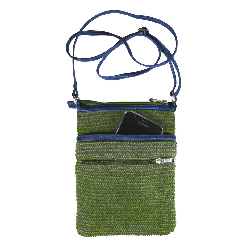 Van Gogh Irises Bag Rear View Showing Pockets