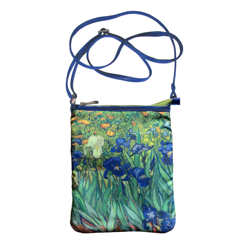 Van Gogh Irises Art Hipster Bag