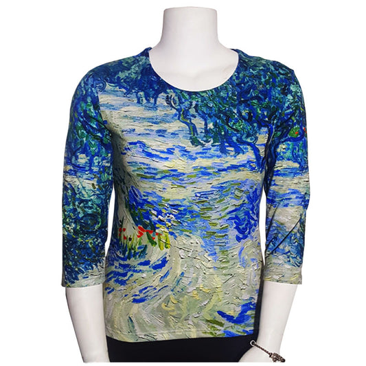 Van Gogh Olive Grove Art Shirt