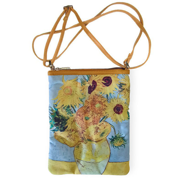 LOQI Museum Vincent Van Gogh's Vase with Sunflowers Reusable Shopping Bag