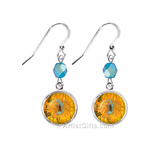 Matching Van Gogh Sunflowers Earrings - Sold Separately 