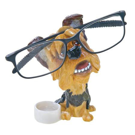 Yorkshire Terrier Dog Eyeglass Holder with Glasses