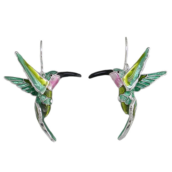 Hovering Hummingbird Earrings